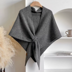 Châle triangulaire uni pour femme – photo 2