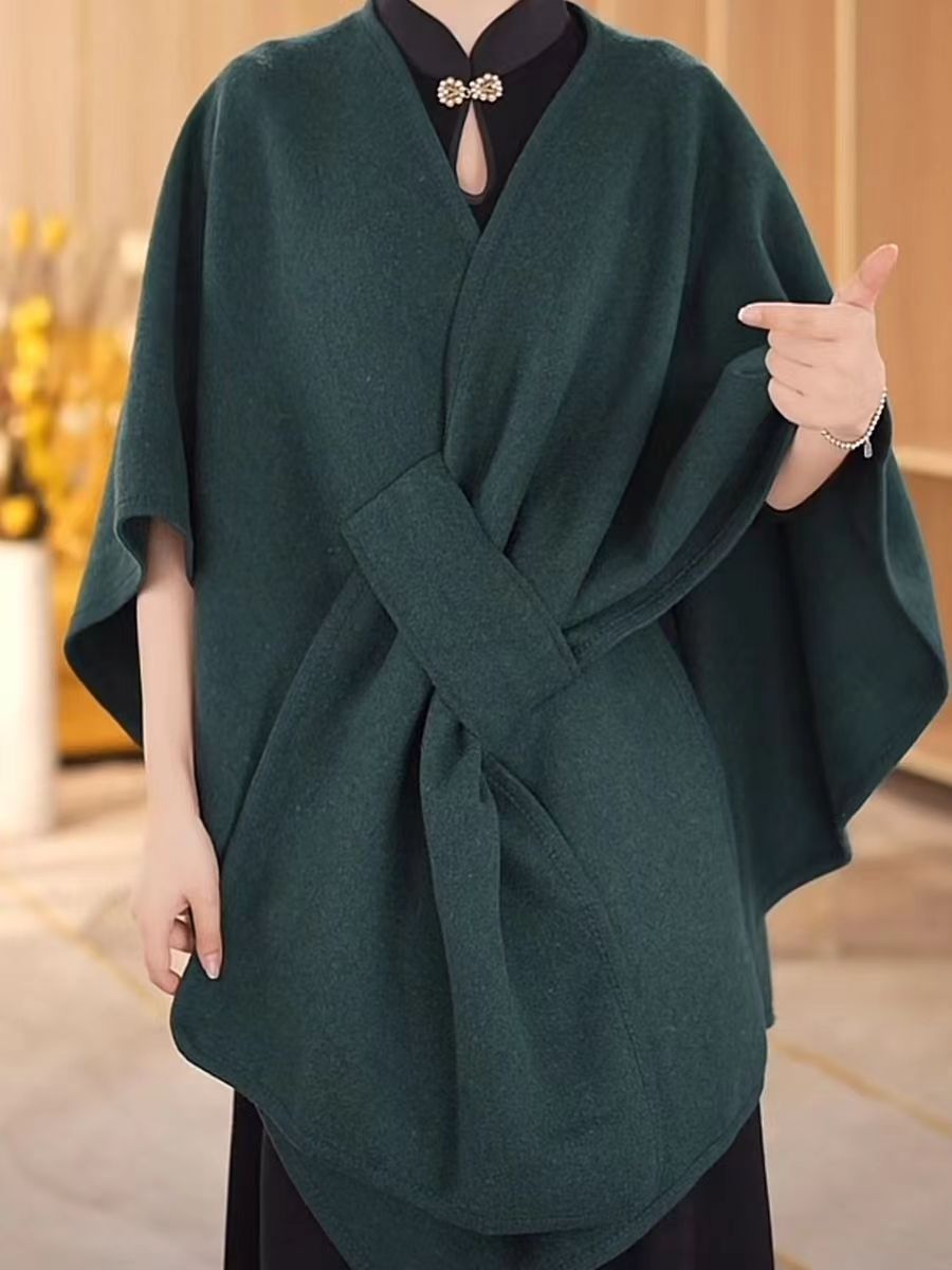 Cape châle à nouer pour femme – photo 4