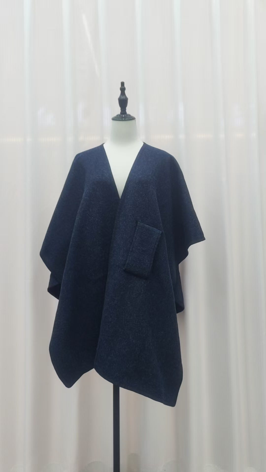 Cape châle à nouer pour femme – photo 14